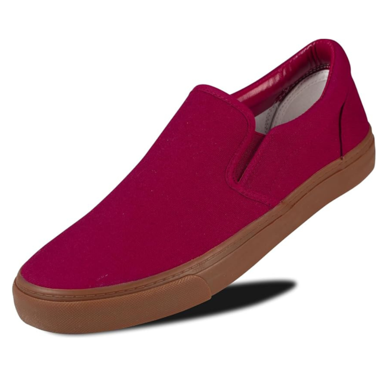 Rassivo Baskets Basses Classiques Slip-On pour Homme avec Semelle Souple | Gummaroon