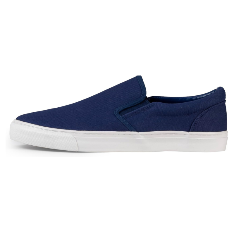 Rassivo Sneakers Basses Classiques Slip-On pour Homme avec Semelle Souple | Navy – Image 4