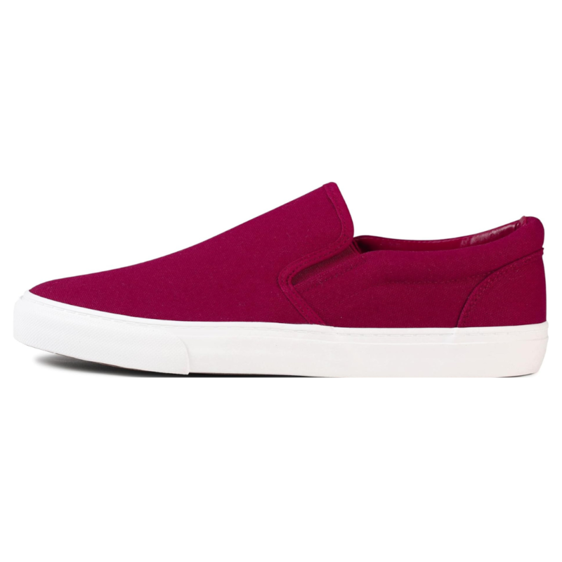 Rassivo Baskets Basses Classiques Slip-On pour Homme avec Semelle Souple | Bordeaux – Image 4