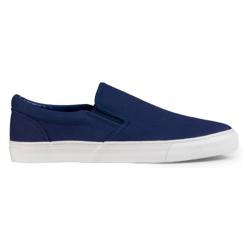 Rassivo Sneakers Basses Classiques Slip-On pour Homme avec Semelle Souple | Navy – Image 5