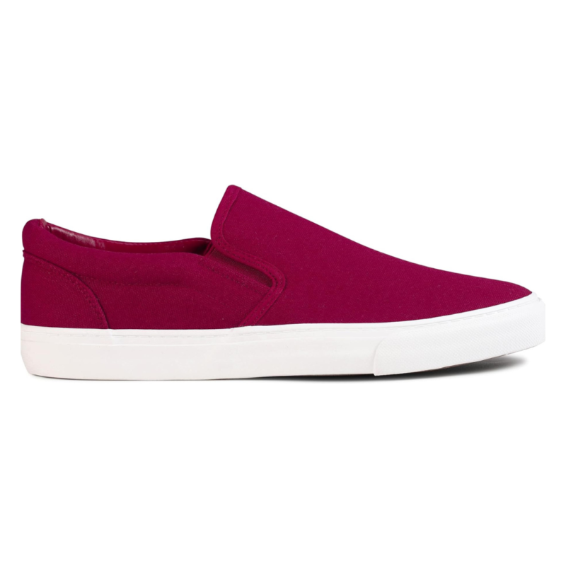 Rassivo Baskets Basses Classiques Slip-On pour Homme avec Semelle Souple | Bordeaux – Image 5