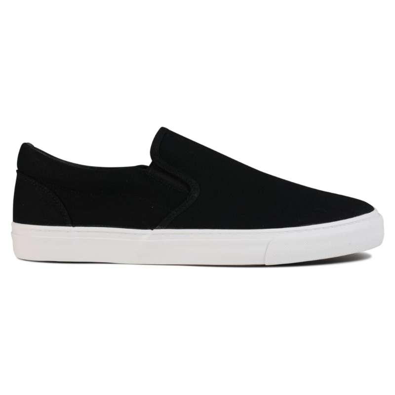 Rassivo Baskets Basses Classiques Slip-On pour Homme avec Semelle Souple | Noir – Image 5