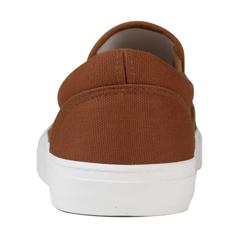 Rassivo Baskets Basses Classiques Slip-On pour Homme avec Semelle Souple | Marron – Image 7