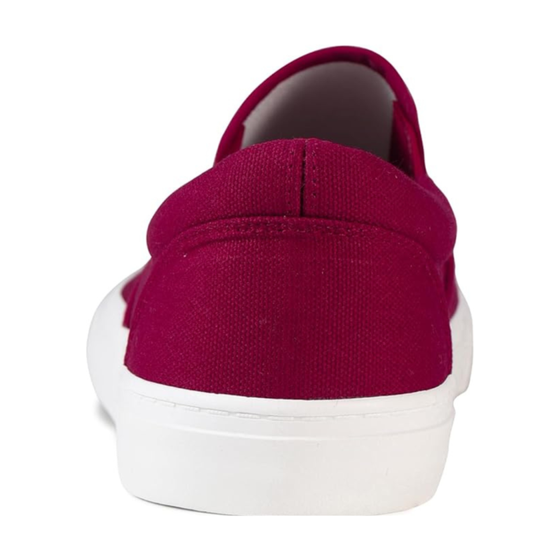 Rassivo Baskets Basses Classiques Slip-On pour Homme avec Semelle Souple | Bordeaux – Image 7