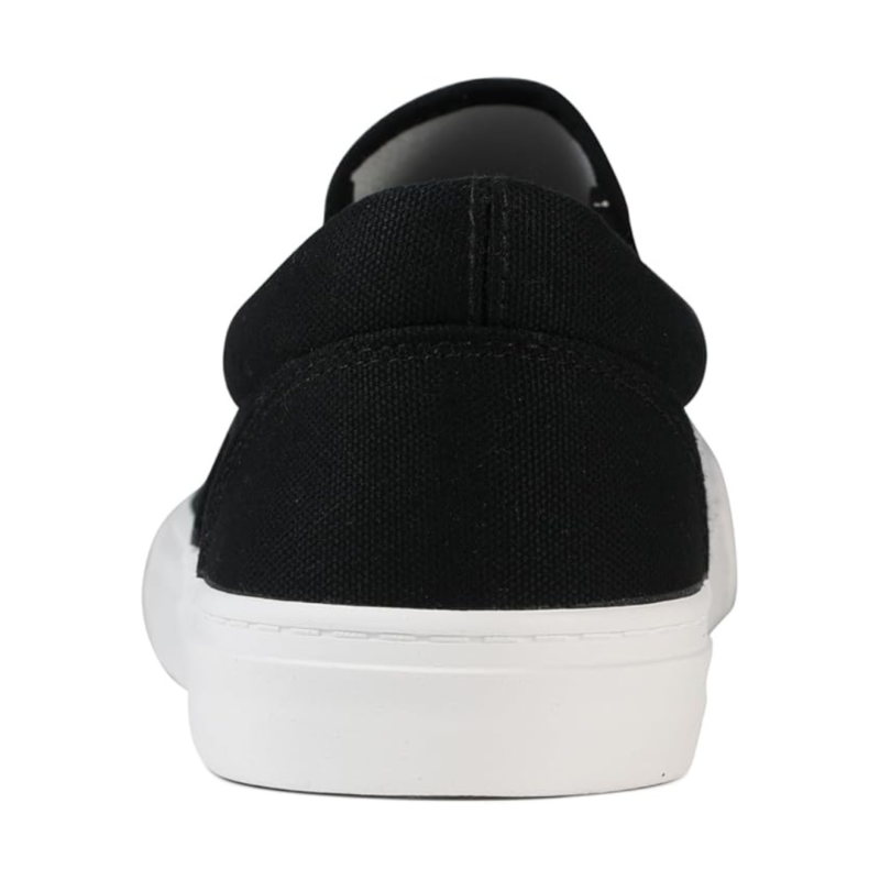 Rassivo Baskets Basses Classiques Slip-On pour Homme avec Semelle Souple | Noir – Image 7